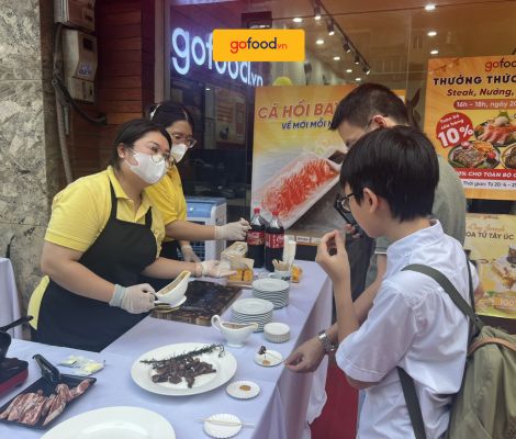 Cập nhật không khí thưởng thức sashimi, nướng miễn phí & ưu đãi giảm 10% tại Gofood Yên Lãng ngày 19/04